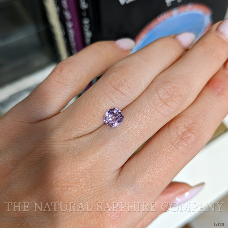 1.35 Ct. Purplish Pink Sapphire from Ceylon (Sri Lanka)