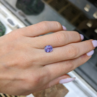 1.94 Ct. Purple Sapphire from Ceylon (Sri Lanka) Life Style