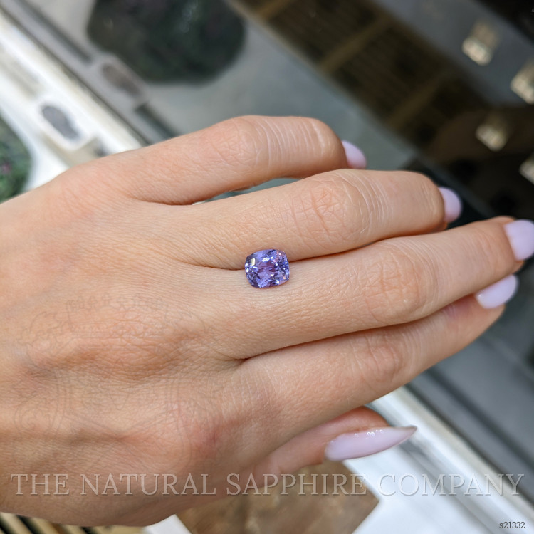 1.94 Ct. Purple Sapphire from Ceylon (Sri Lanka)