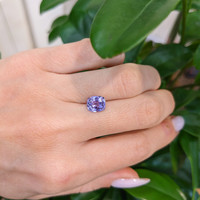 1.94 Ct. Purple Sapphire from Ceylon (Sri Lanka) Life Style