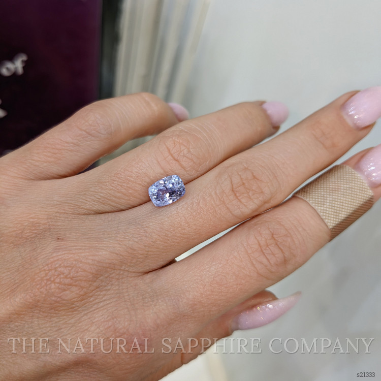 2.76 Ct. Purple Sapphire from Ceylon (Sri Lanka)