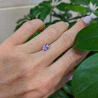 0.95 Ct. Purple Sapphire from Ceylon (Sri Lanka) Life Style