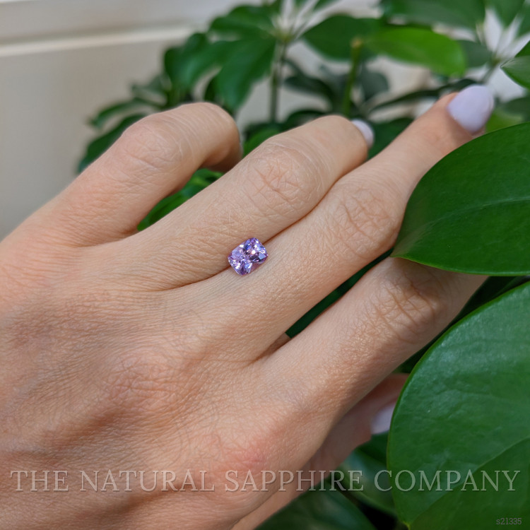 0.95 Ct. Purple Sapphire from Ceylon (Sri Lanka)