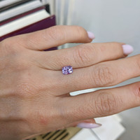 0.95 Ct. Purple Sapphire from Ceylon (Sri Lanka) Life Style