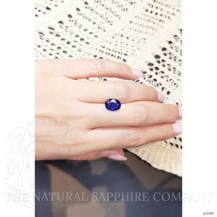 1.84 Ct. Blue Sapphire from Ceylon (Sri Lanka)