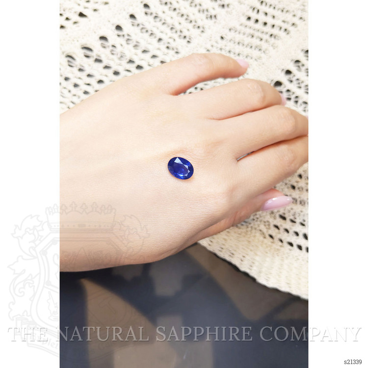 1.84 Ct. Blue Sapphire from Ceylon (Sri Lanka)