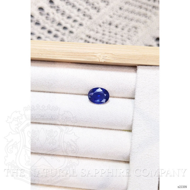 1.84 Ct. Blue Sapphire from Ceylon (Sri Lanka)