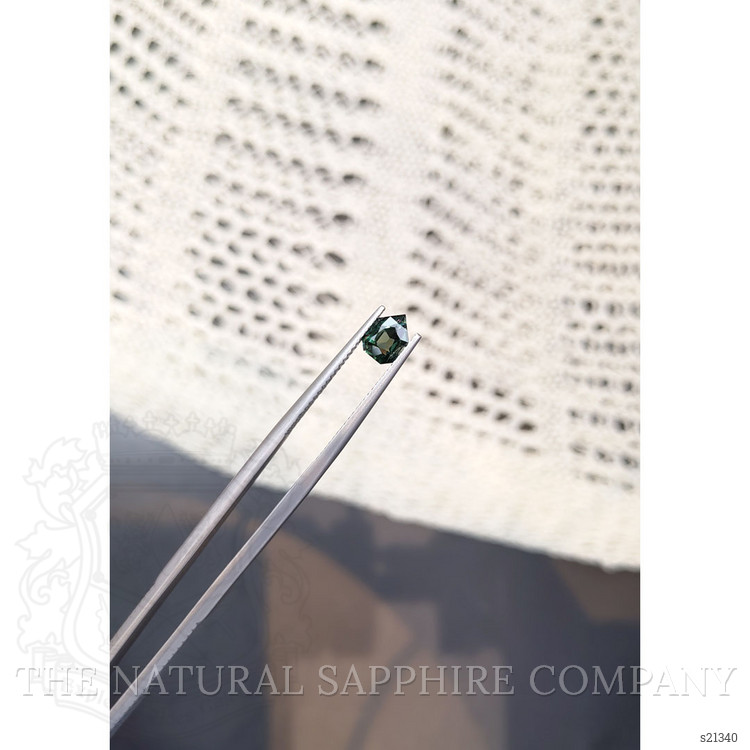 0.98 Ct. Bluish Green Sapphire from Madagascar