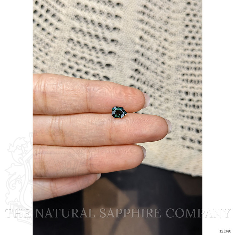 0.98 Ct. Bluish Green Sapphire from Madagascar
