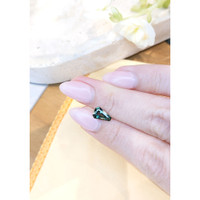 1.18 Ct. Bluish Green Sapphire from Madagascar Life Style