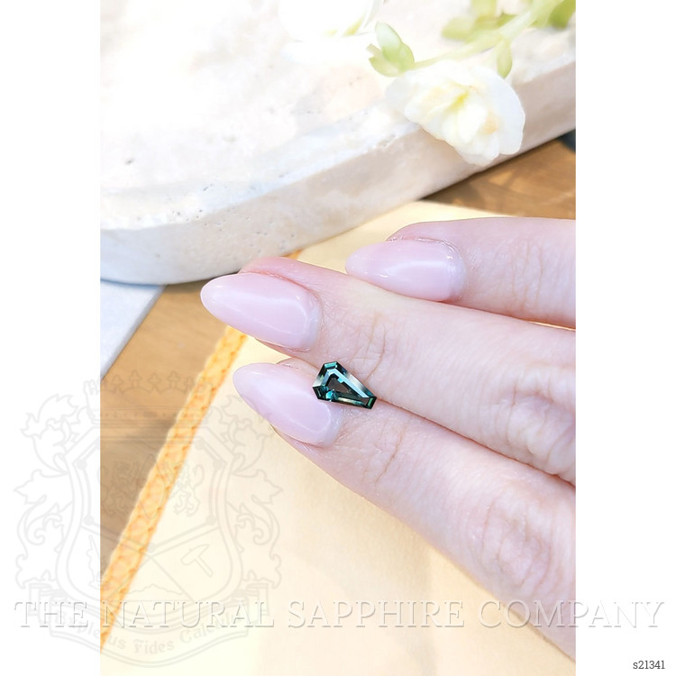 1.18 Ct. Bluish Green Sapphire from Madagascar