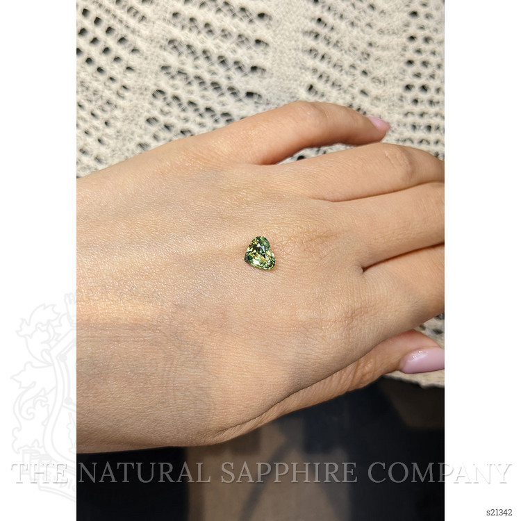 1.63 Ct. Yellowish Green Sapphire from Madagascar