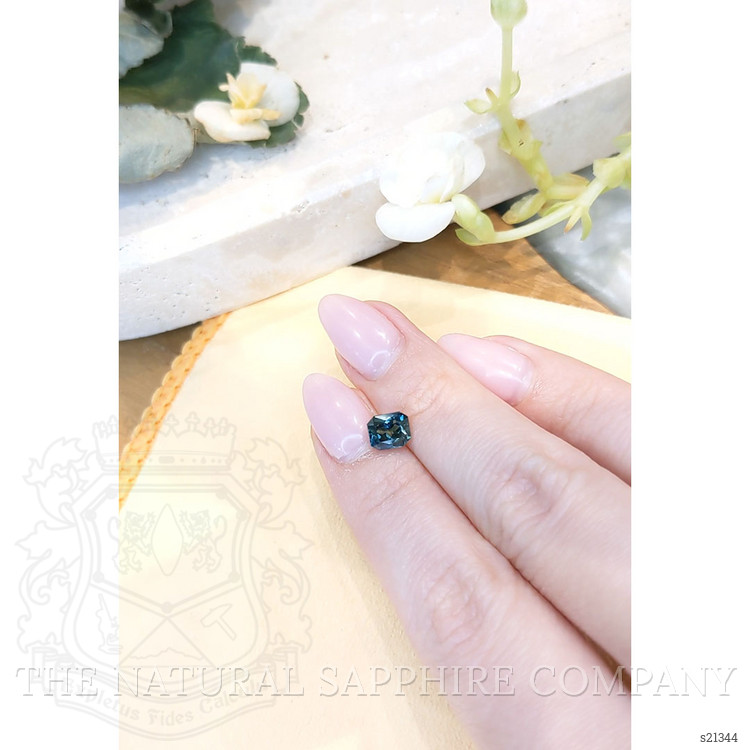 1.53 Ct. Greenish Blue Sapphire from Madagascar