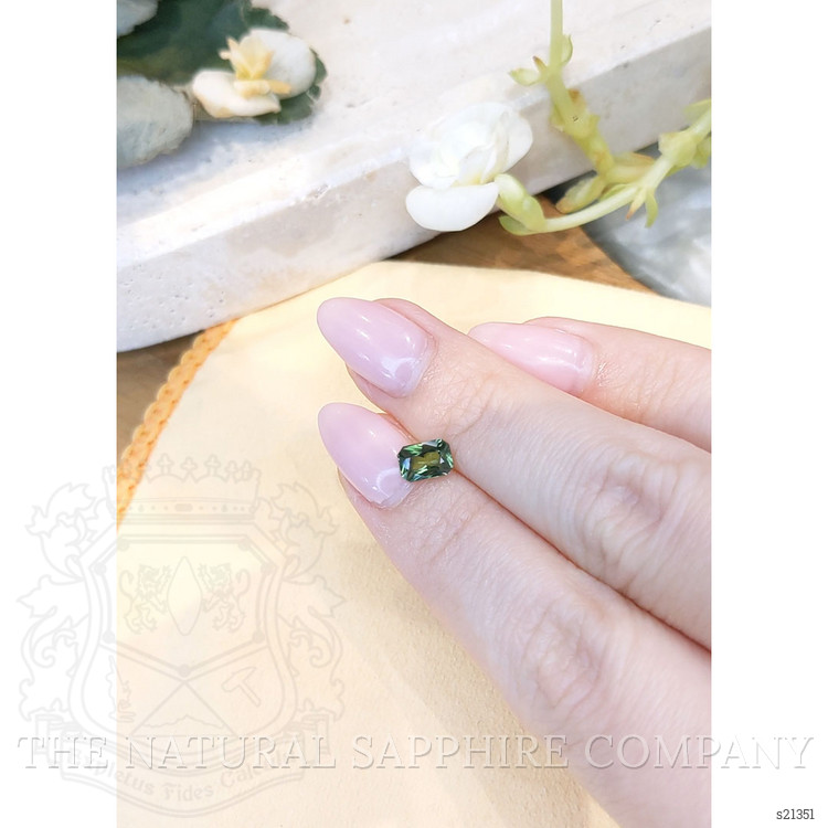 1.02 Ct. Green Sapphire from Madagascar