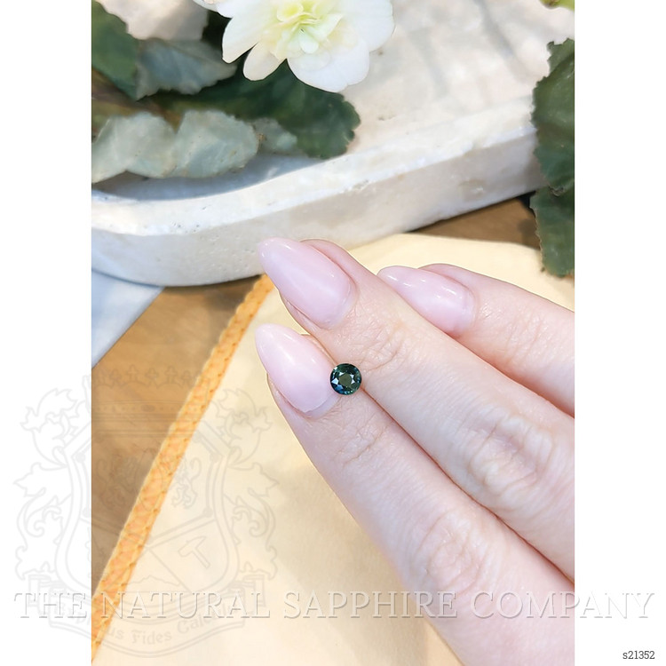 0.47 Ct. Bluish Green Sapphire from Madagascar