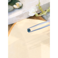 0.90 Ct. Greenish Blue Sapphire from Madagascar Life Style