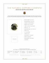 1.30 Ct. Sapphire from Madagascar Scan Report