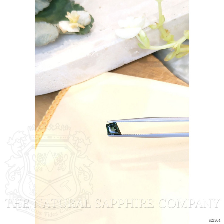 1.44 Ct. Bluish Green Sapphire from Madagascar