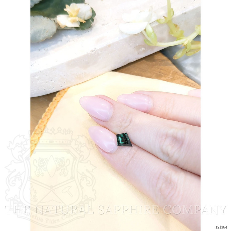 1.44 Ct. Bluish Green Sapphire from Madagascar