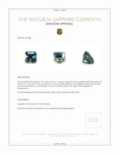 1.05 Ct. Bi Color Sapphire from Madagascar Appraisal