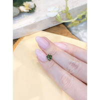 0.95 Ct. Green Sapphire from Madagascar Life Style