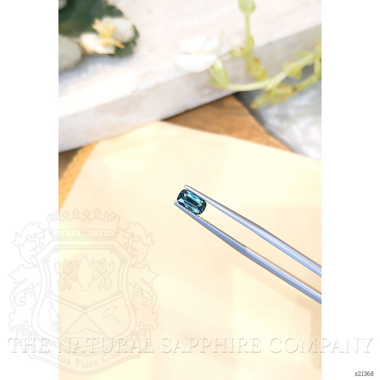 0.96 Ct. Bluish Green Sapphire from Madagascar