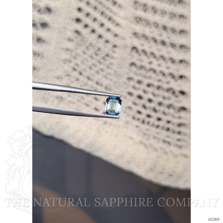 1.12 Ct. Greenish Blue Sapphire from Madagascar