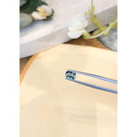 1.13 Ct. Greenish Blue Sapphire from Madagascar Life Style