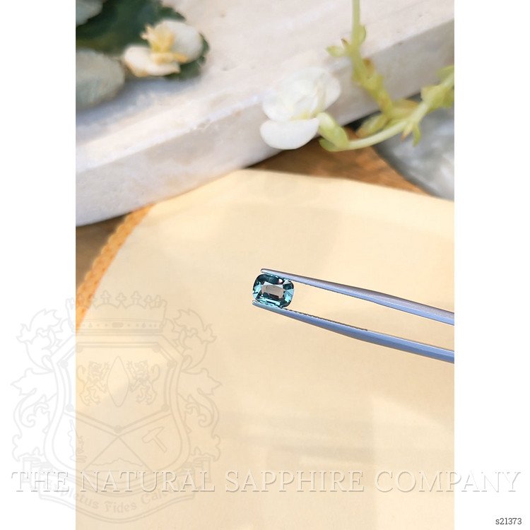 1.13 Ct. Greenish Blue Sapphire from Madagascar