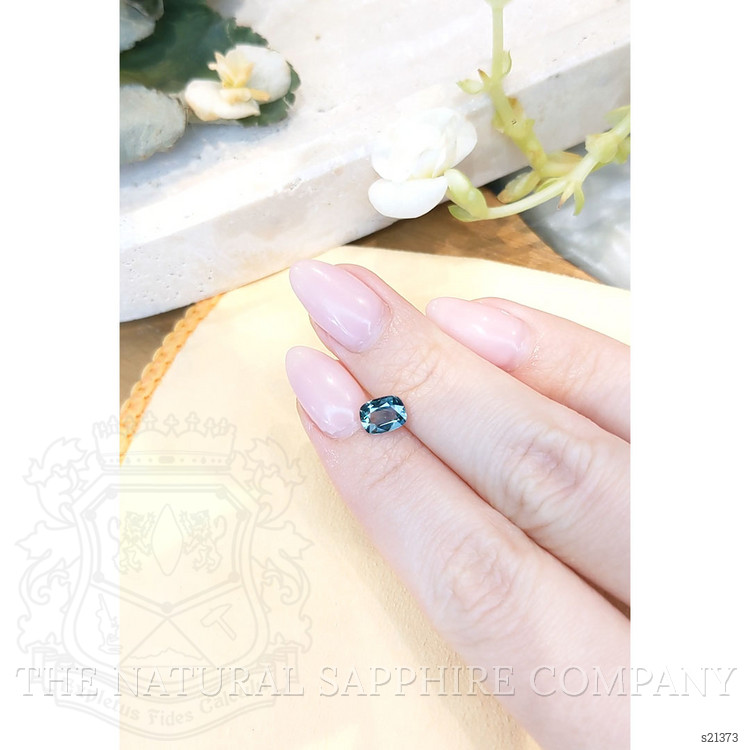 1.13 Ct. Greenish Blue Sapphire from Madagascar
