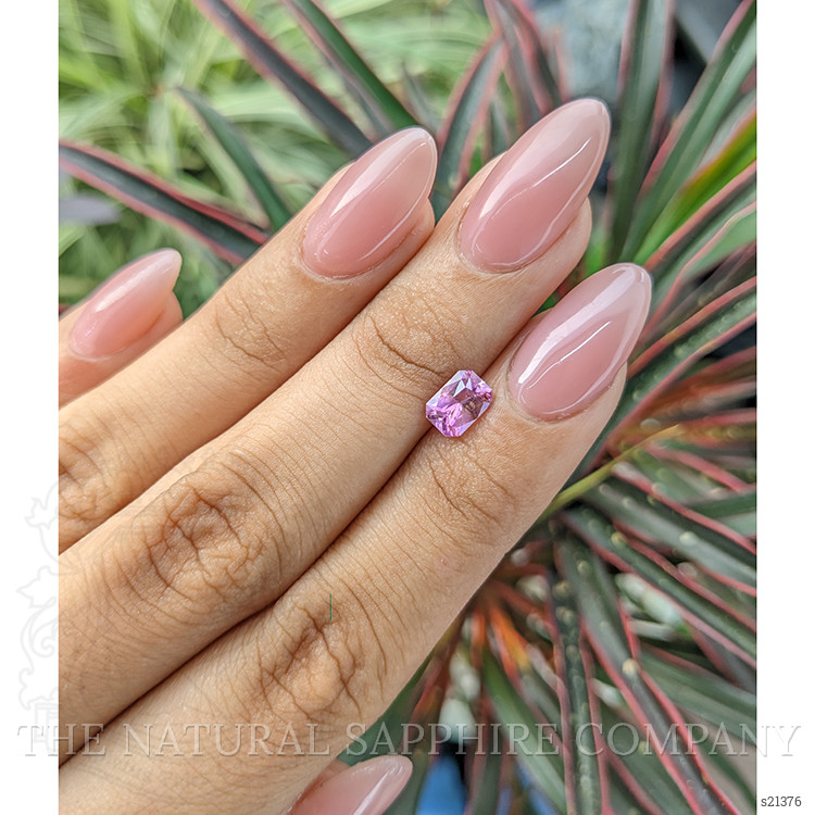 1.12 Ct. Purplish Pink Sapphire from Tanzania