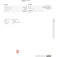 1.14 Ct. Padparadscha Sapphire from Ceylon (Sri Lanka) Scan Report