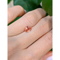 1.14 Ct. Padparadscha Sapphire from Ceylon (Sri Lanka) Life Style