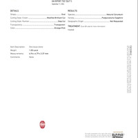 1.00 Ct. Padparadscha Sapphire from Ceylon (Sri Lanka) Scan Report