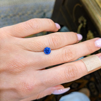 1.32 Ct. Blue Sapphire from Ceylon (Sri Lanka) Life Style