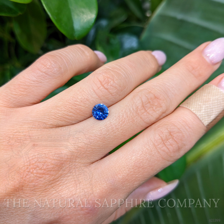 0.96 Ct. Blue Sapphire from Ceylon (Sri Lanka)