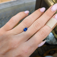 0.95 Ct. Blue Sapphire from Ceylon (Sri Lanka) Life Style