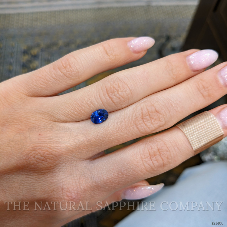 1.20 Ct. Blue Sapphire from Ceylon (Sri Lanka)