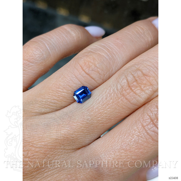 0.81 Ct. Blue Sapphire from Ceylon (Sri Lanka)