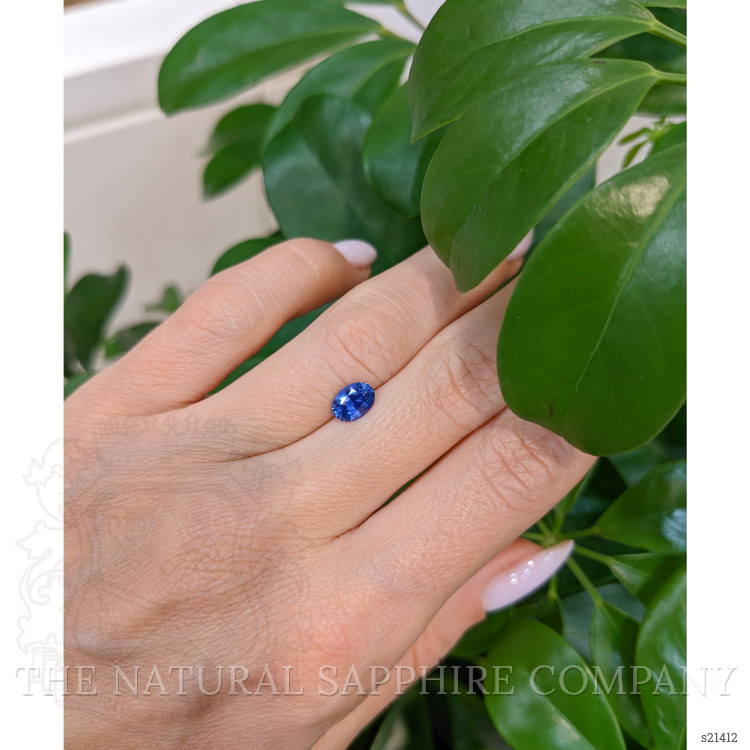 1.06 Ct. Blue Sapphire from Ceylon (Sri Lanka)