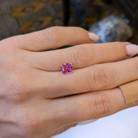 1.63 Ct. Pink Sapphire from Ceylon (Sri Lanka) Life Style
