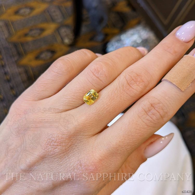 1.83 Ct. Yellow Sapphire from Ceylon (Sri Lanka)