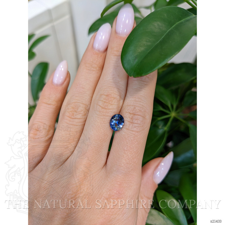 2.01 Ct. Bi Color Sapphire from Ceylon (Sri Lanka)