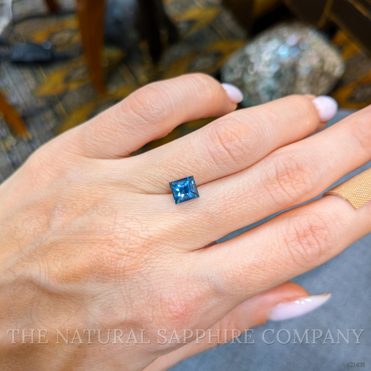 2.00 Ct. Greenish Blue Sapphire from Ceylon (Sri Lanka)