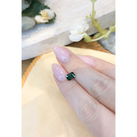 1.19 Ct. Bluish Green Sapphire from Madagascar Life Style