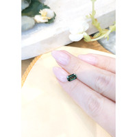 1.13 Ct. Bluish Green Sapphire from Madagascar Life Style