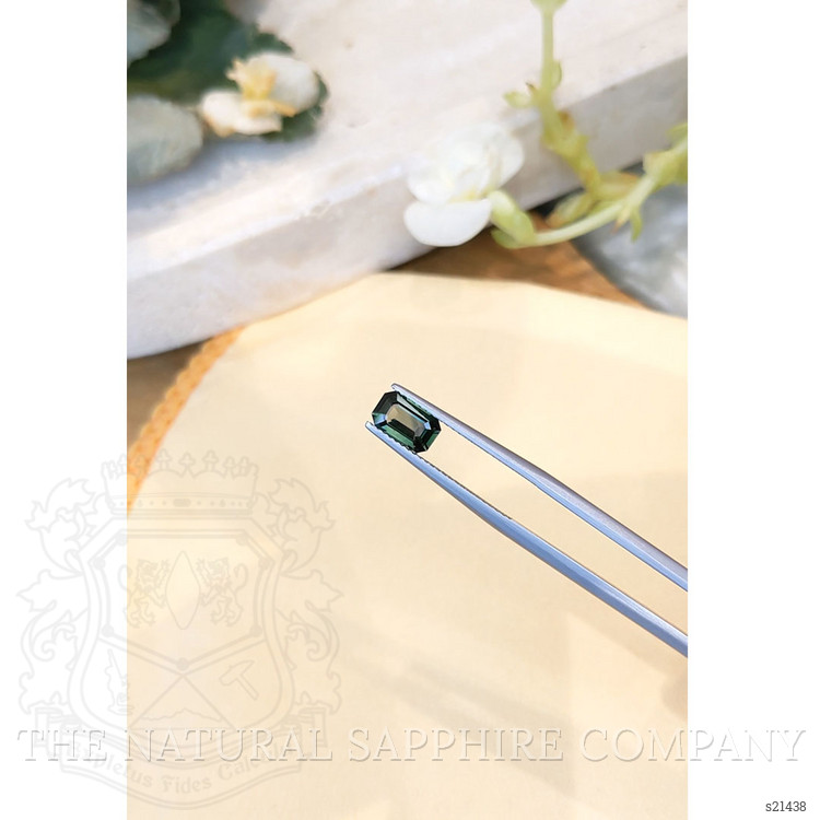 1.13 Ct. Bluish Green Sapphire from Madagascar