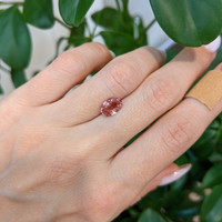 1.68 Ct. Padparadscha Sapphire from Ceylon (Sri Lanka) Life Style