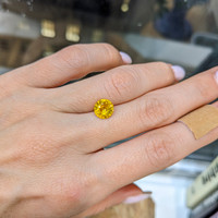 2.08 Ct. Yellow Sapphire from Ceylon (Sri Lanka) Life Style