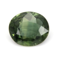 1.11 Ct. Green Sapphire from Thailand Video